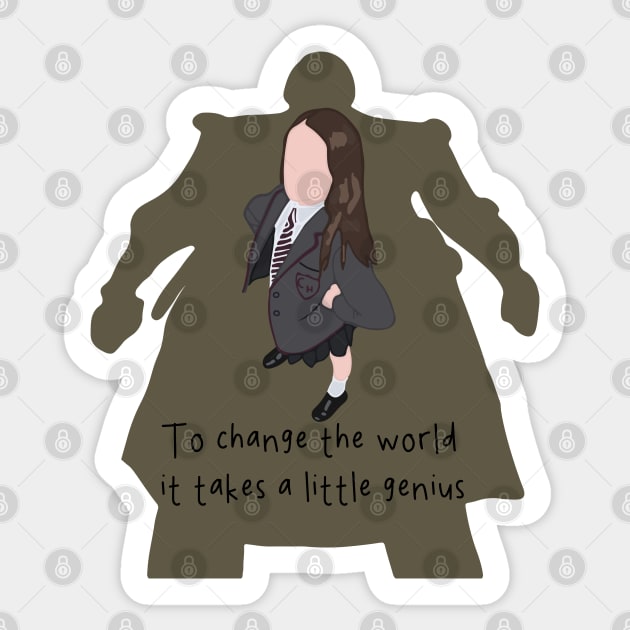 Matilda and Trunchbull from Matilda the Musical Sticker by TheTreasureStash